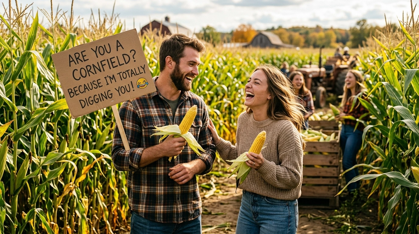 Cringe But Funny Corn Pick Up Lines