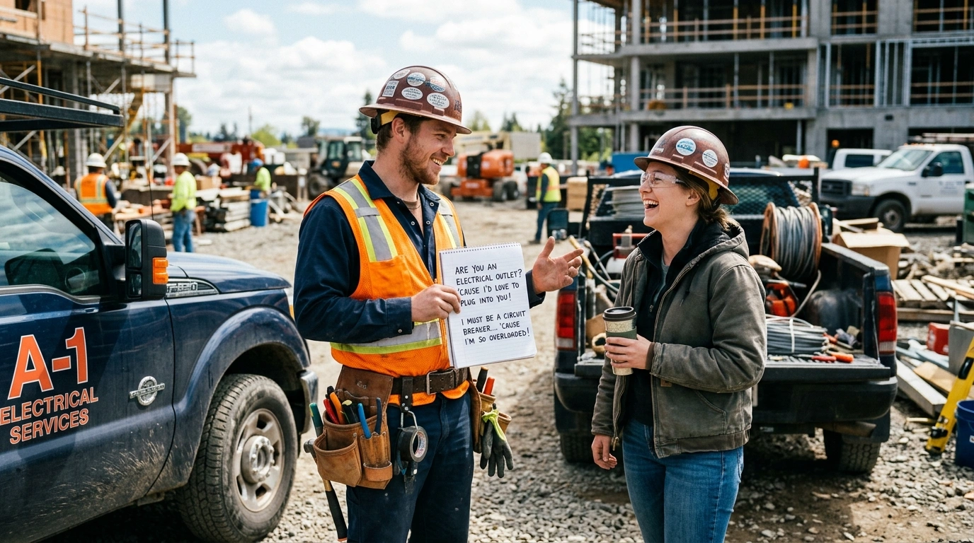 Food-Based Electrician Pickup Lines