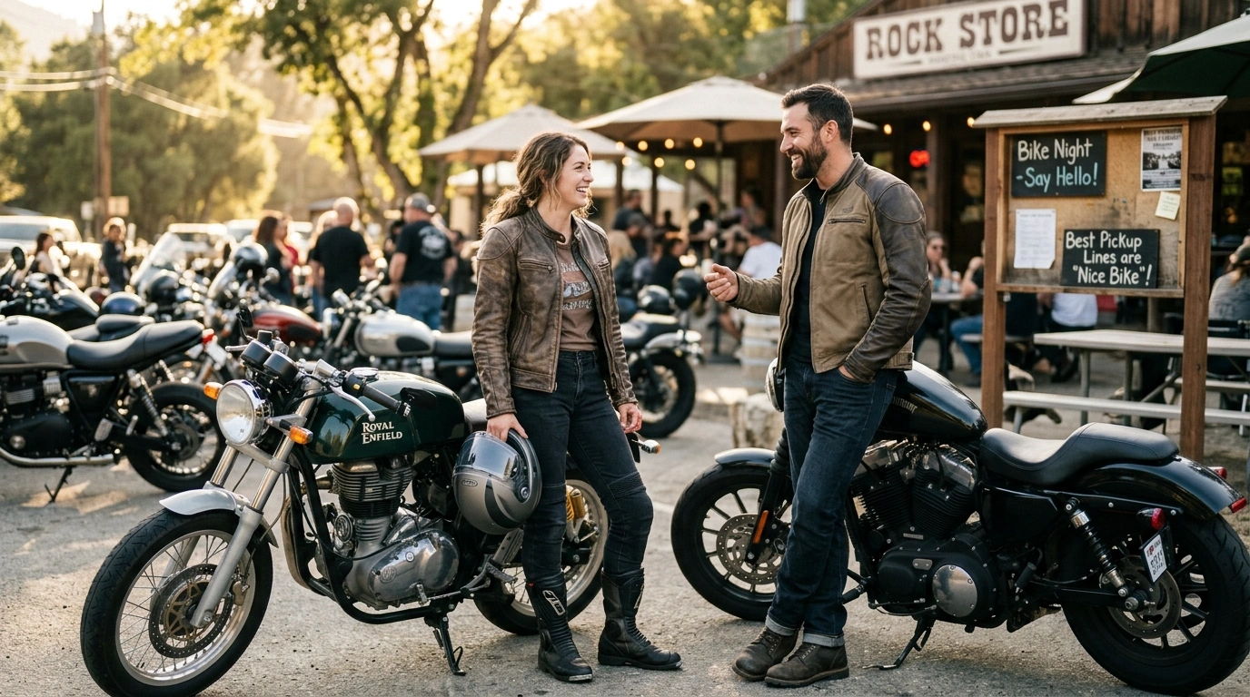 Food-Based Motorcycle Pickup Lines