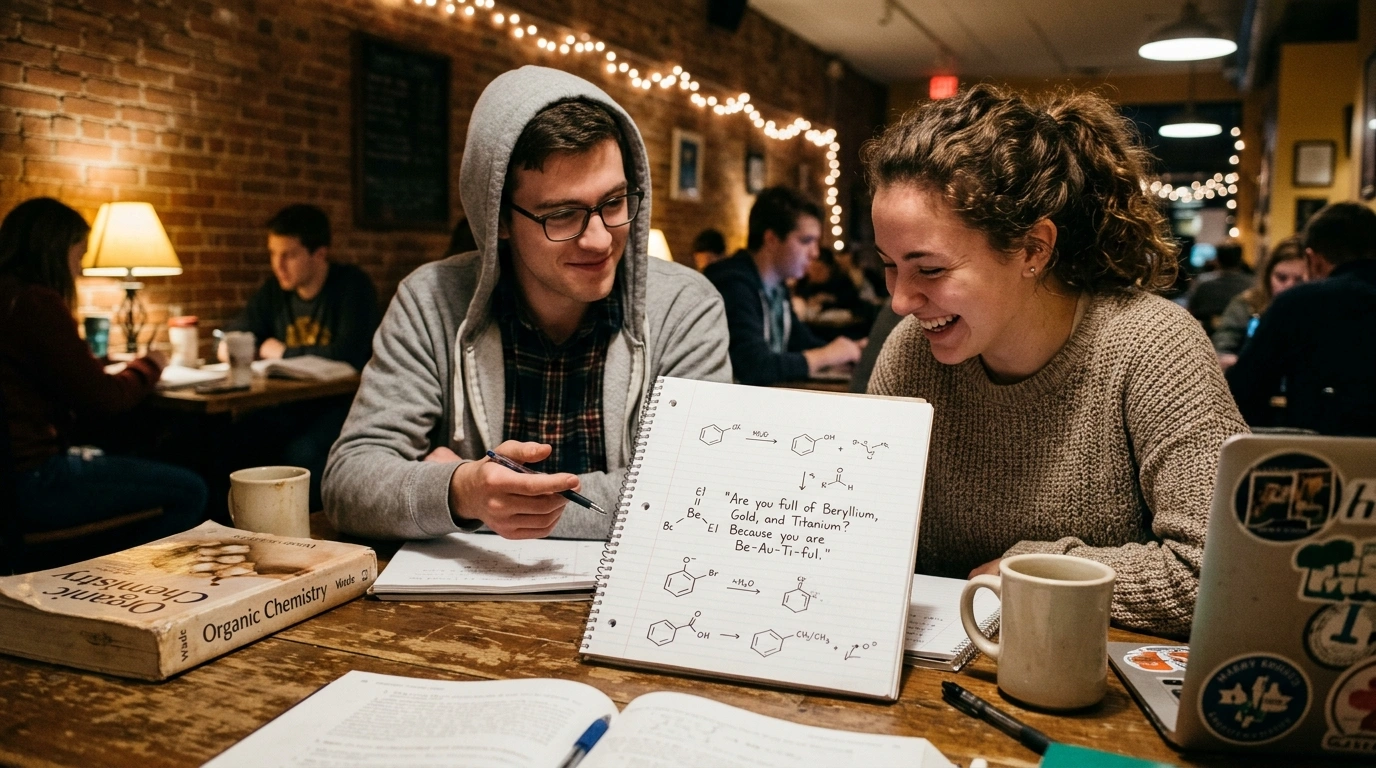 Food-Based Organic Chemistry Pickup Lines
