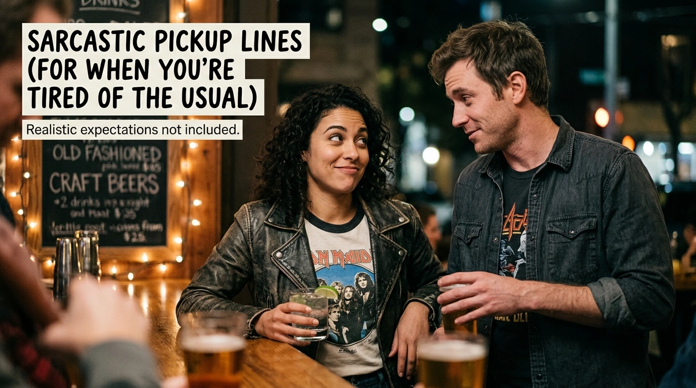 Food-Based Sarcastic Pickup Lines
