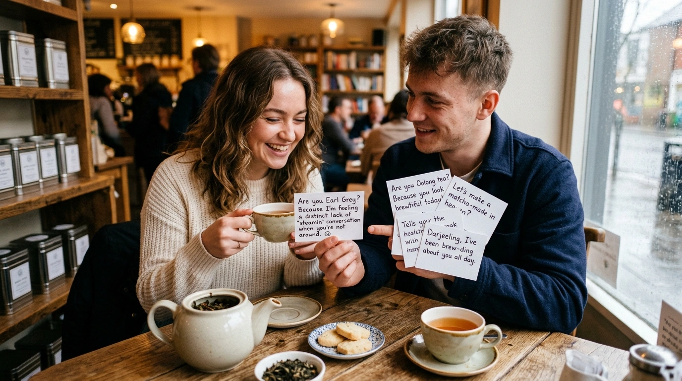 Food-Based Tea Pickup Lines