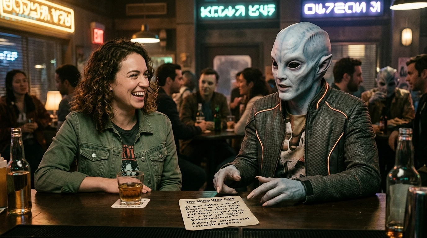 Food-Themed Alien Pickup Lines