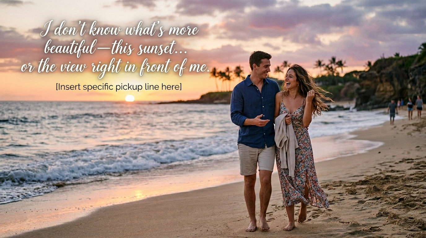 Food-Themed Sunset Pickup Lines
