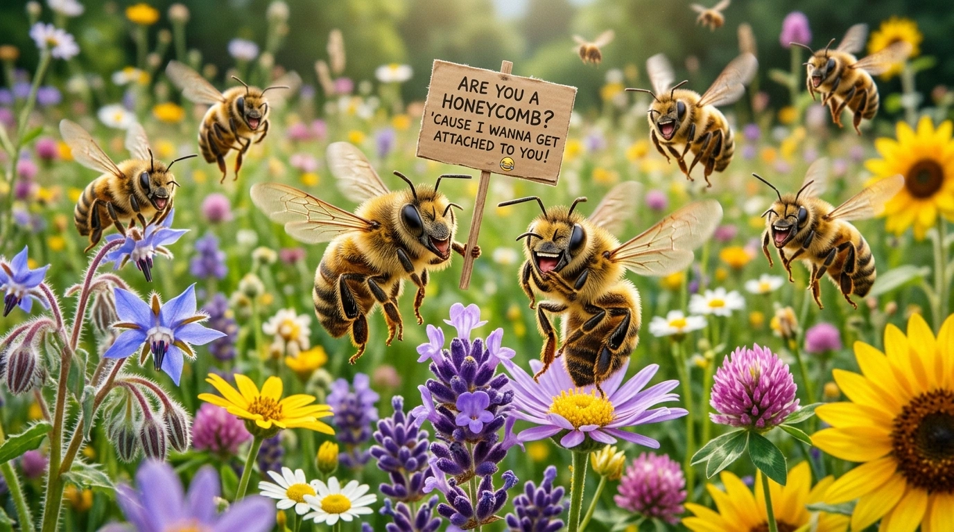 Nerdy Bee Pick Up Lines