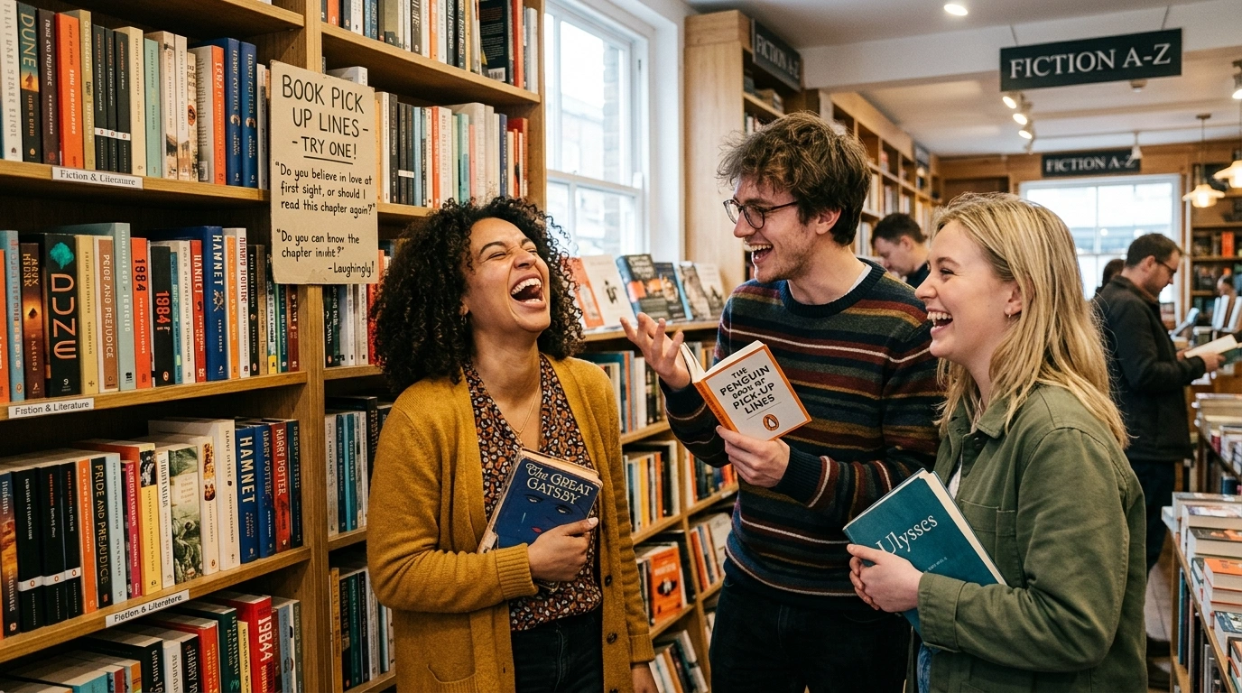 Nerdy Book Pickup Lines
