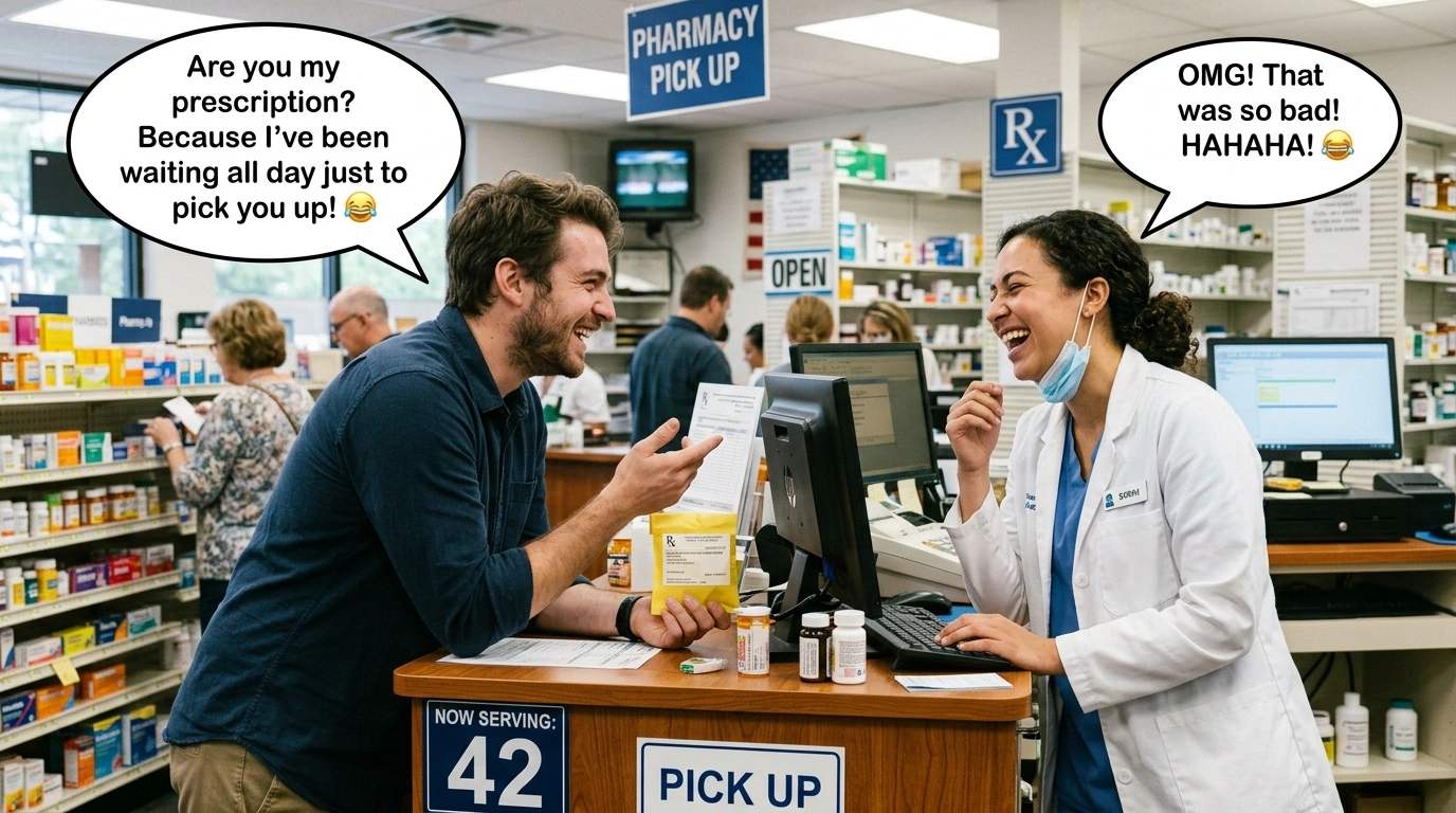 Nerdy Pharmacy Pickup Lines