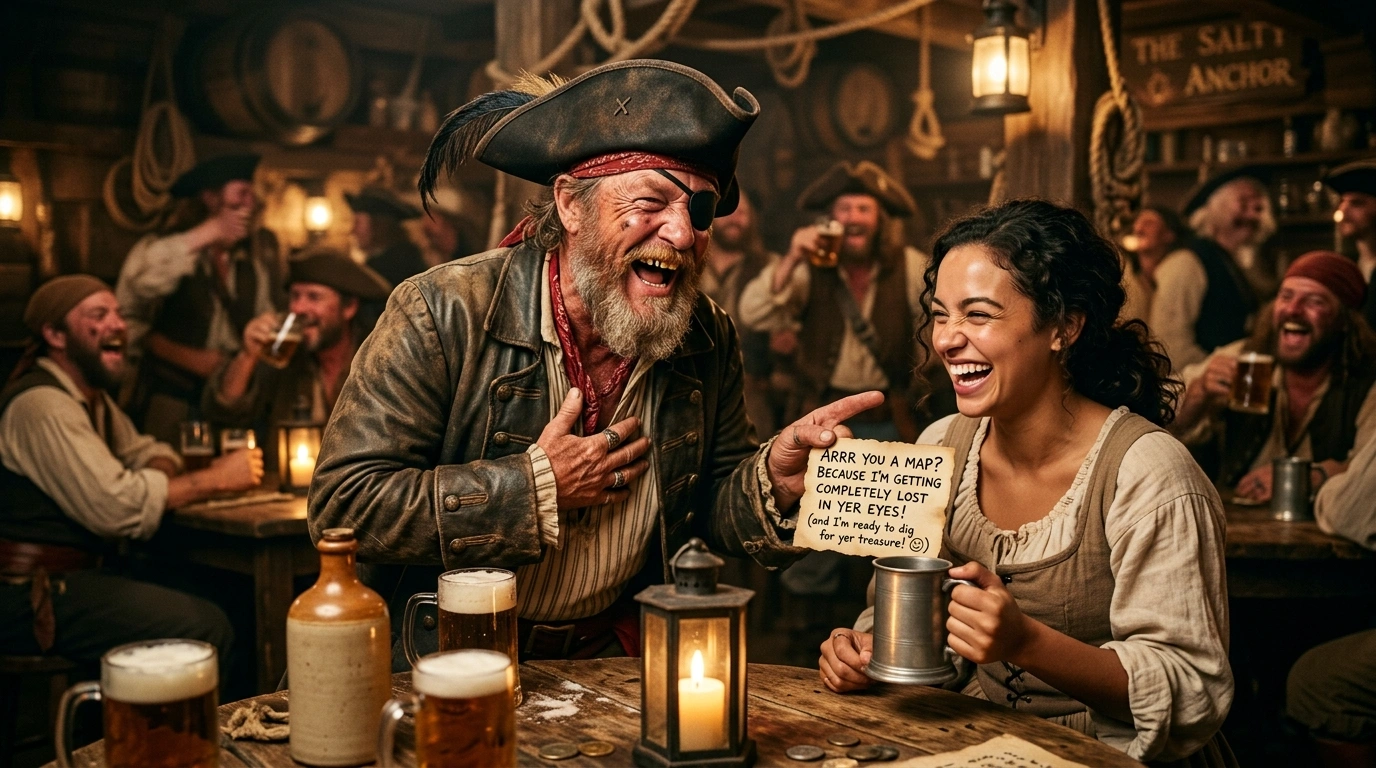 Nerdy Pirate Pickup Lines For Smart Rizz