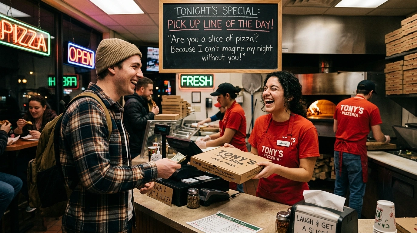 Nerdy Pizza Pick Up Lines