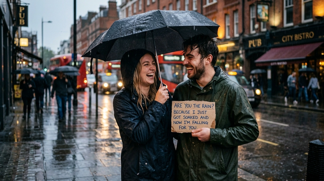 Nerdy Rain Pick Up Lines