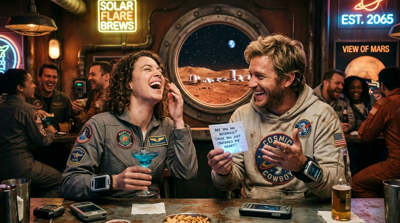 Nerdy Space Pickup Lines