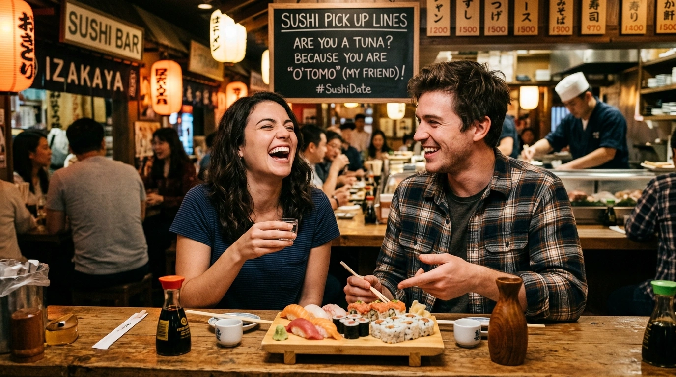 Nerdy Sushi Pickup Lines For Smart Rizz