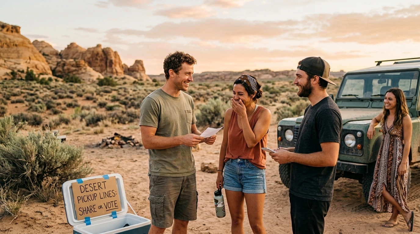 Food-Themed Desert Pickup Lines