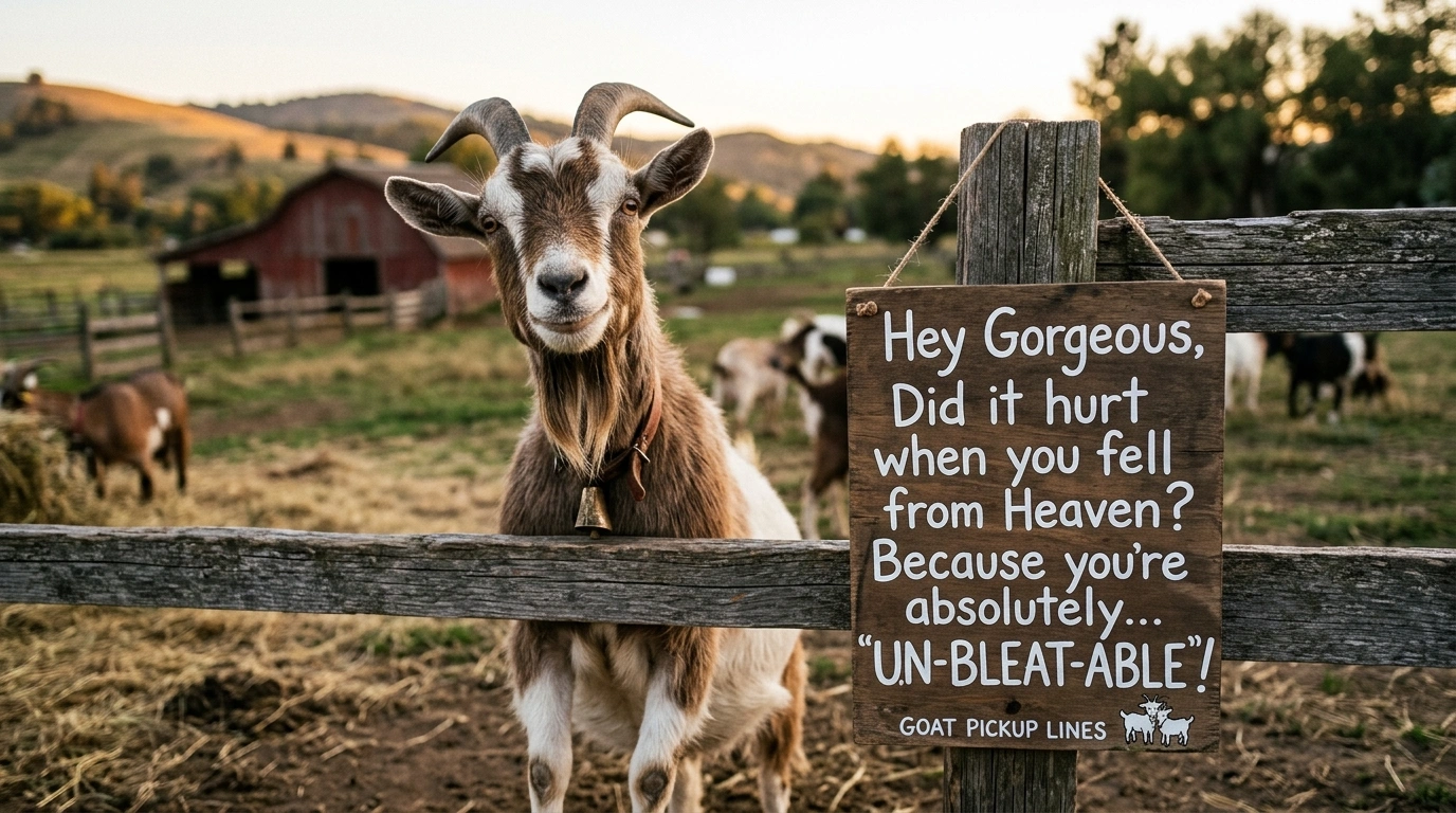 Food-Themed GOAT Pickup Lines
