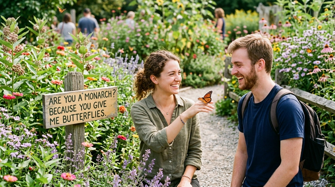 Nerdy Butterfly Pickup Lines