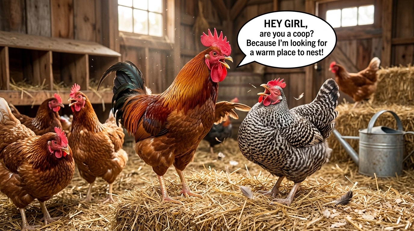 Nerdy Chicken Pick Up Lines