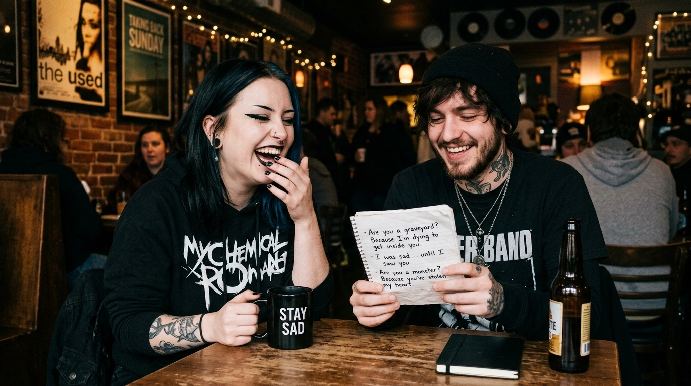 Nerdy Emo Pick Up Lines