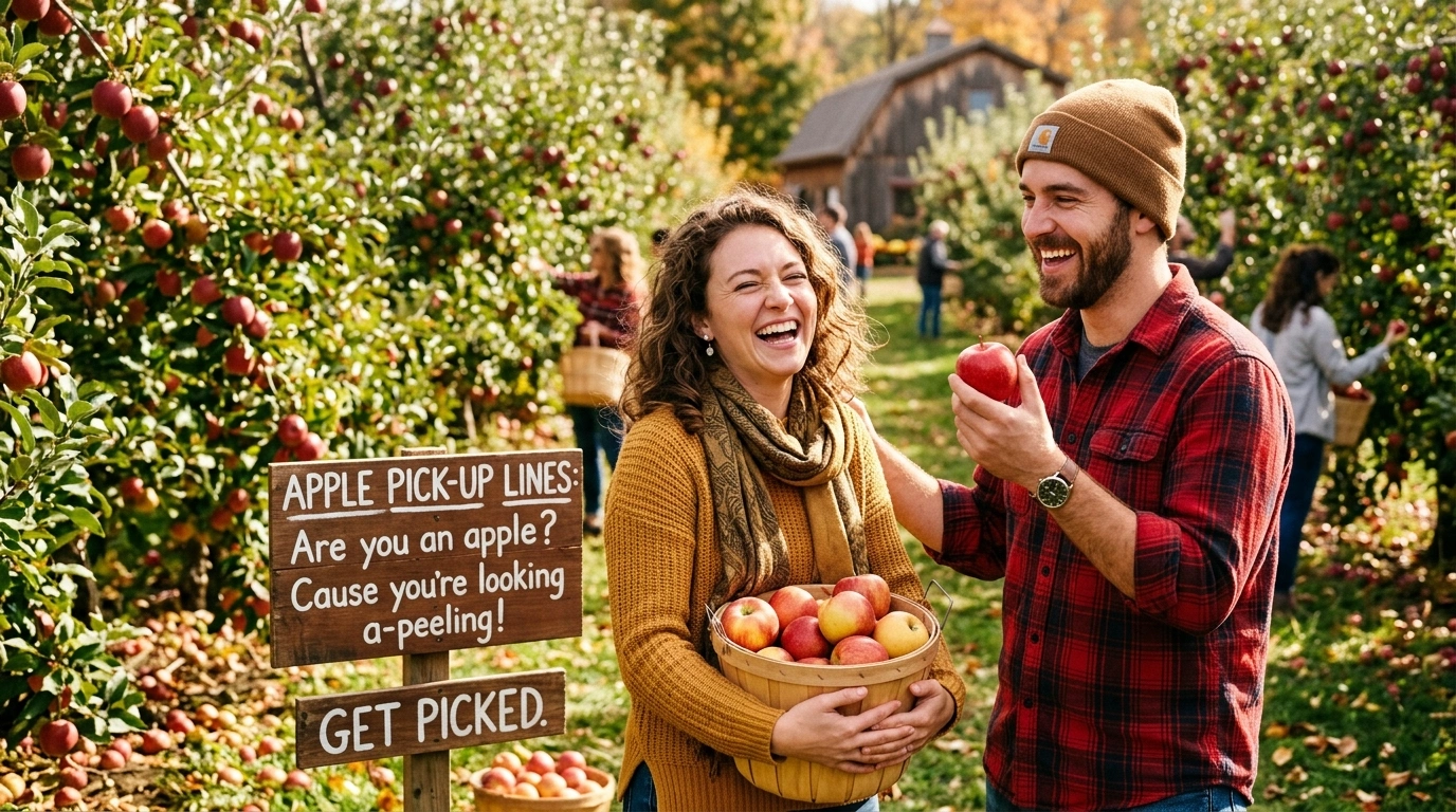 Nerdy & Geeky Apple Pick Up Lines