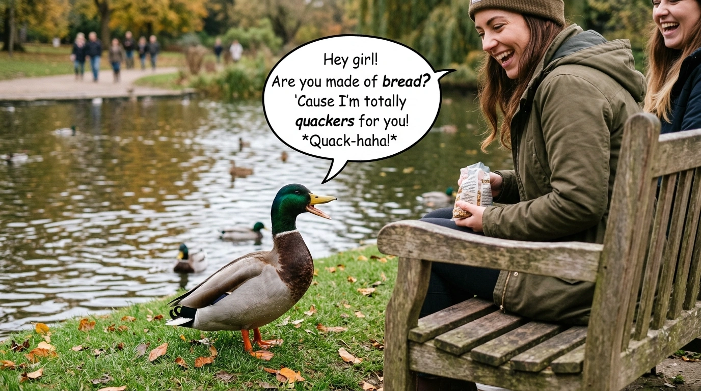 Nerdy & Geeky Duck Pick Up Lines