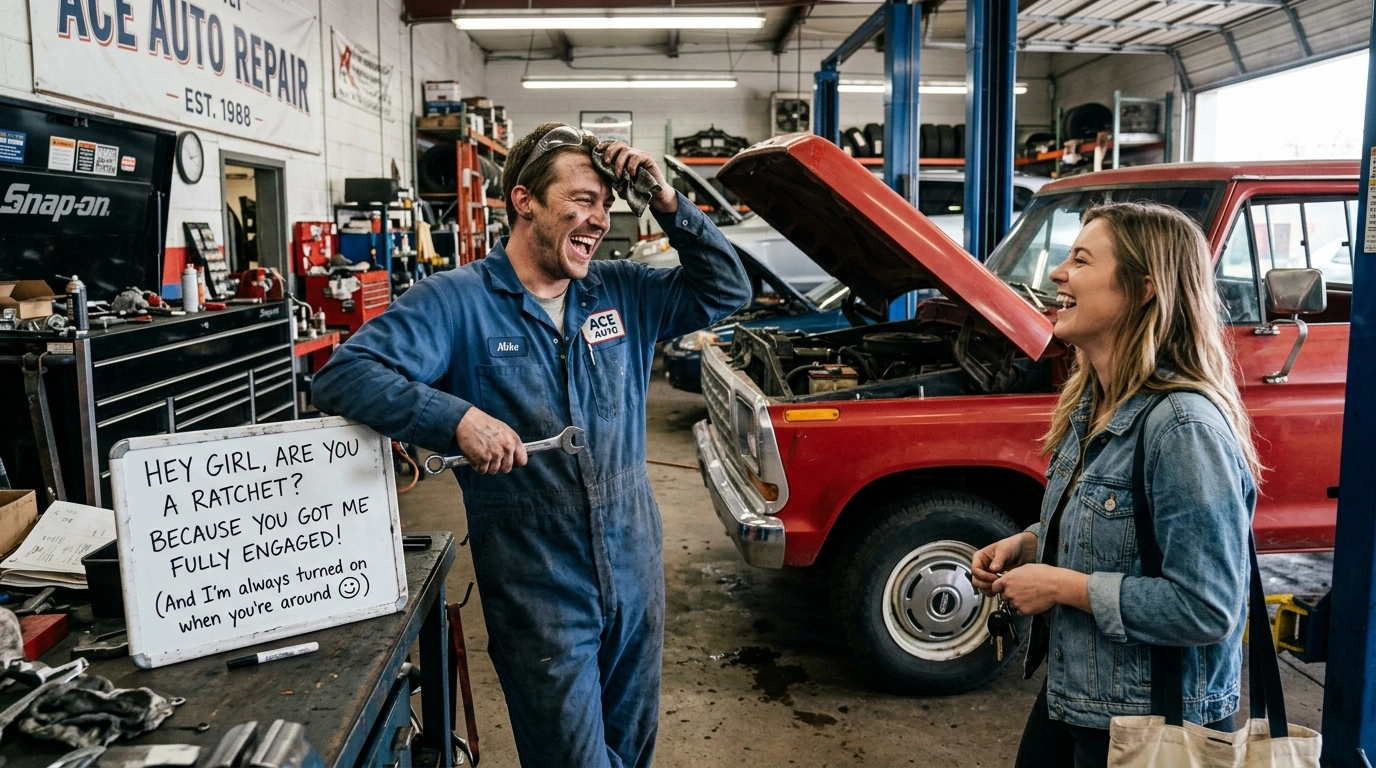 Nerdy & Geeky Mechanic Pickup Lines