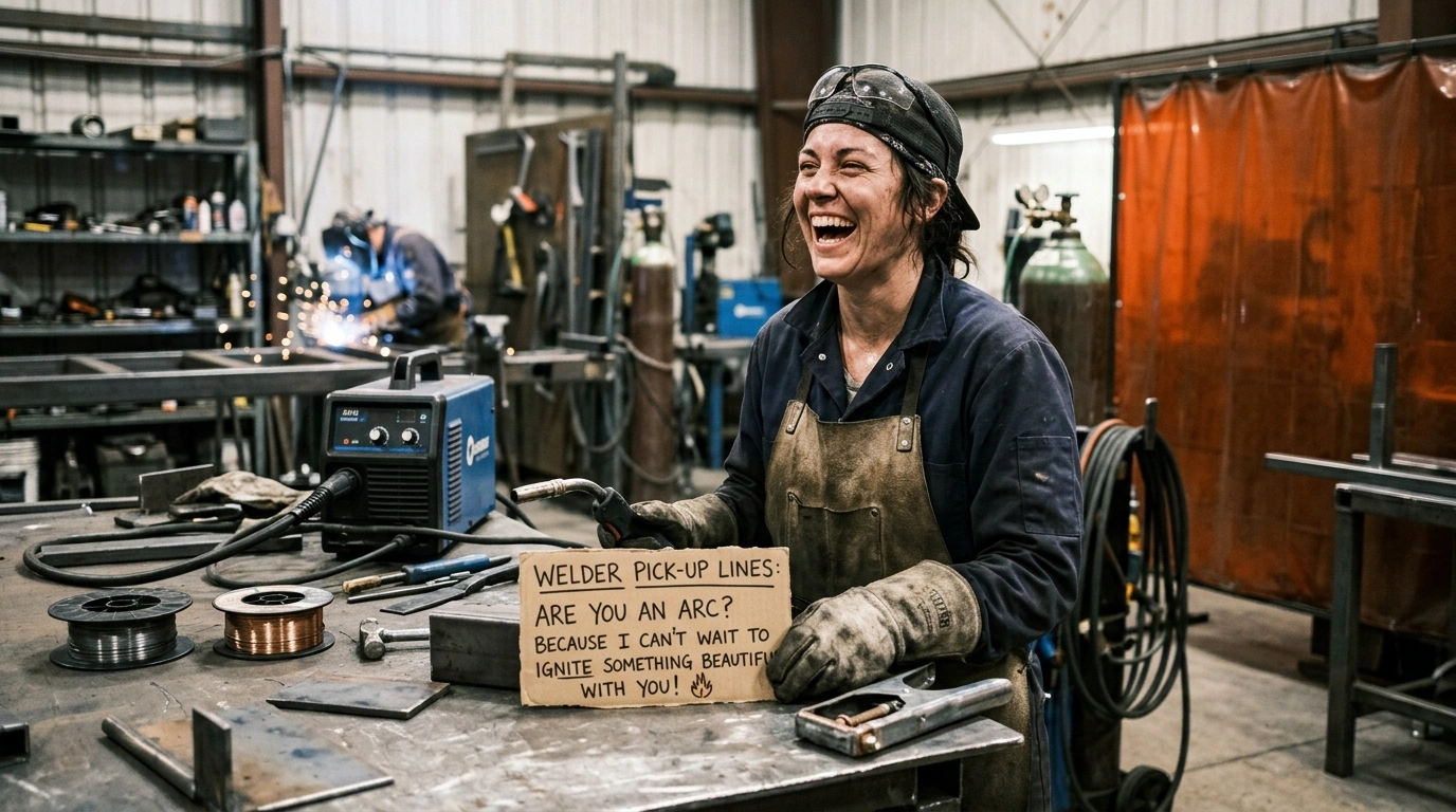 Nerdy & Geeky Welder Pickup Lines