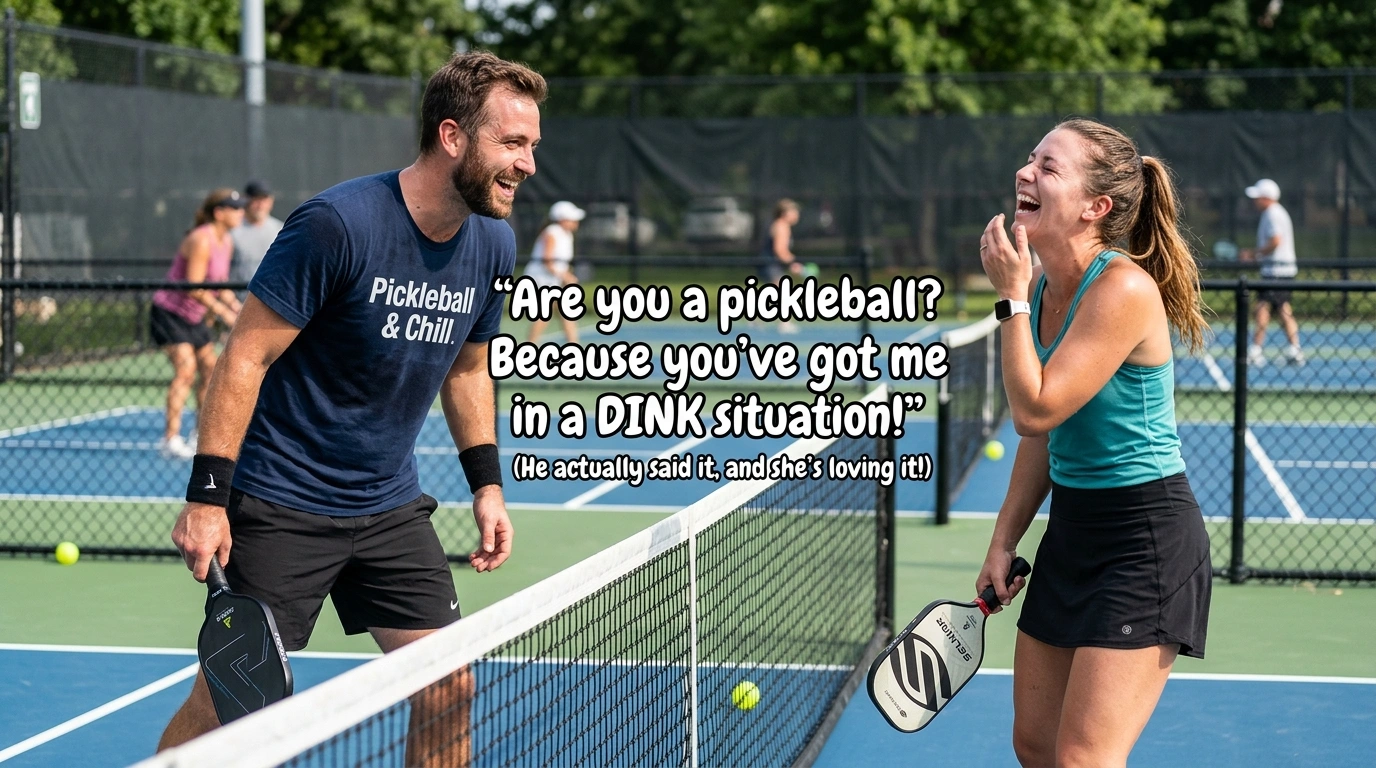 Nerdy Pickleball Pick Up Lines