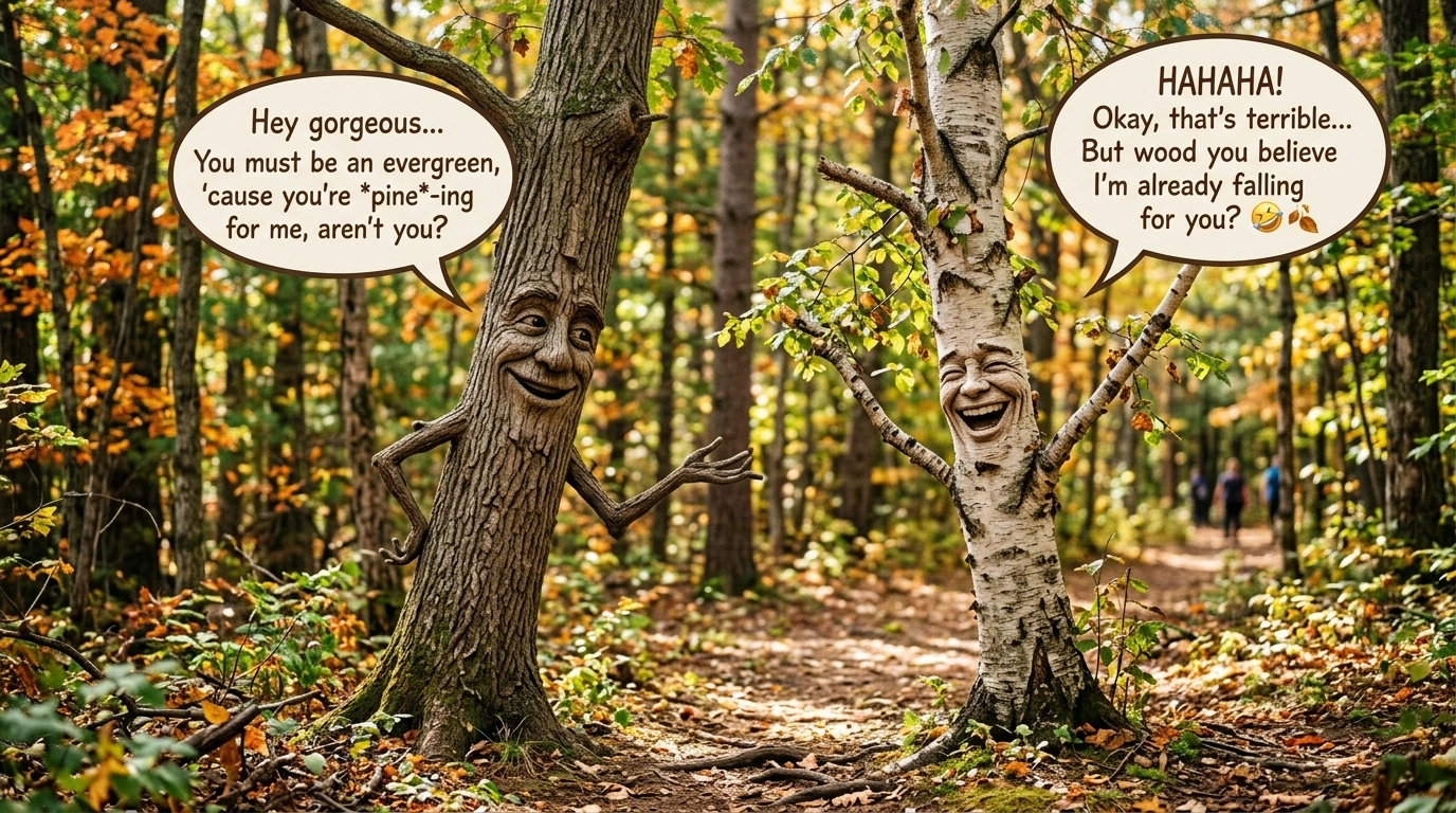 Nerdy Tree Pick Up Lines