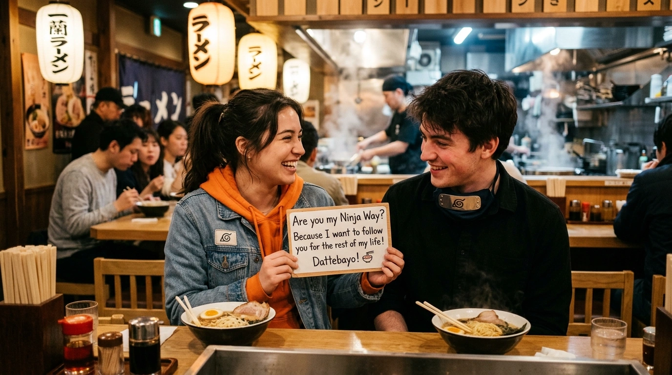Ramen Shop Naruto Pickup Lines