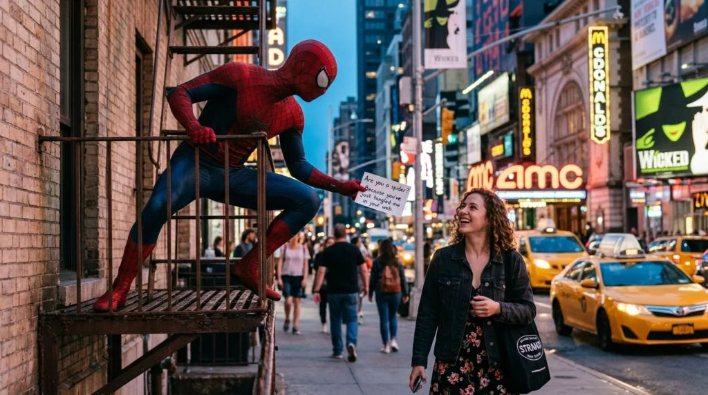 spiderman pickup lines