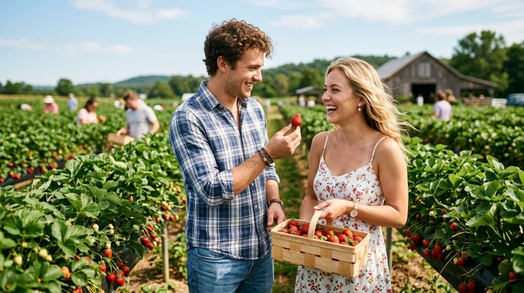 strawberry pickup lines